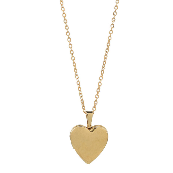 Heart Locket - Gold - Necklaces - Ofina