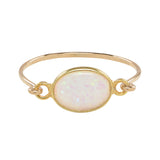 Oval Opal Ring - 5 - Rings - Ofina
