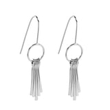 Fringe Earrings - Silver - Earrings - Ofina