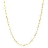 14k Oval Link Necklace - Gold / 16" - Necklaces - Ofina