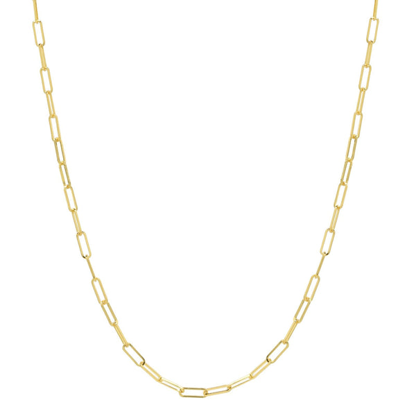 14k Oval Link Necklace - Gold / 16" - Necklaces - Ofina