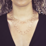 Multi-Interlocking Diamond Cut Necklace -  - Necklaces - Ofina