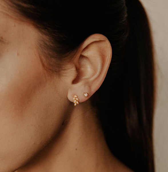 Opal Prong Studs -  - Earrings - Ofina