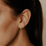 CZ Leaf Studs -  - Earrings - Ofina