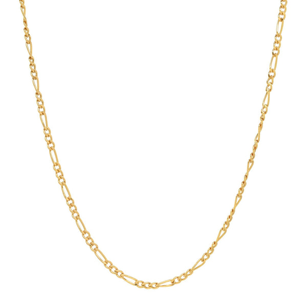 Figaro Chain Link Necklace - Gold / 14" - Necklaces - Ofina